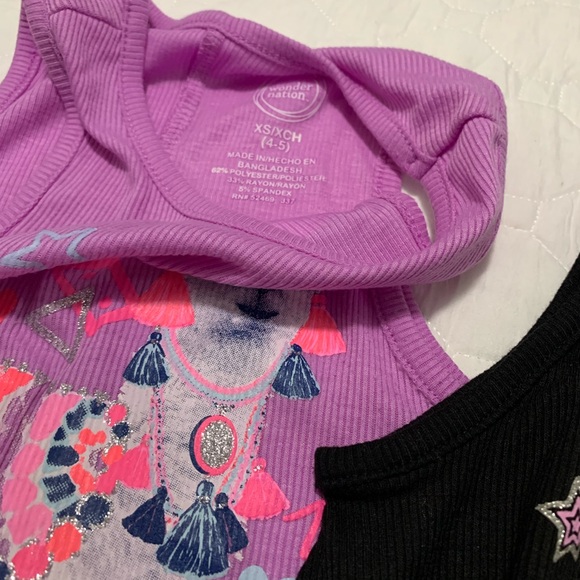 Girls Shorts and three tank tops bundle size 4-5 - Picture 6 of 6